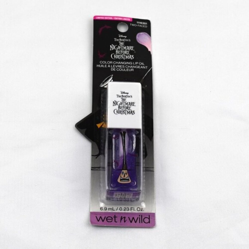 Wet‎ n Wild Disney The Nightmare Before Christmas Lip Gloss Color Two-Faced NEW